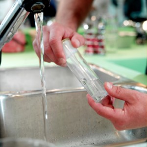 water filtration in a test tube