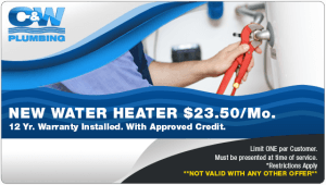 new water heater coupon
