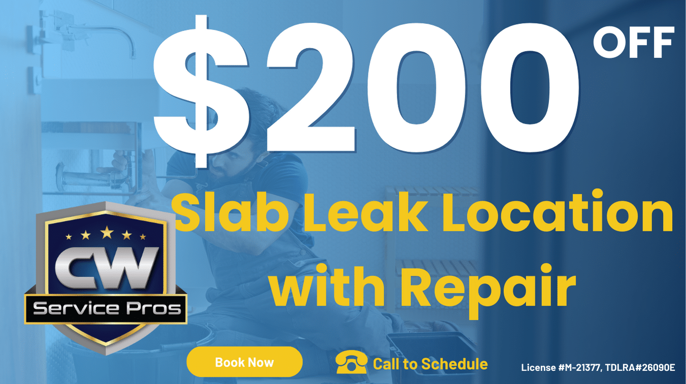 $200 off Slab Leak Repair