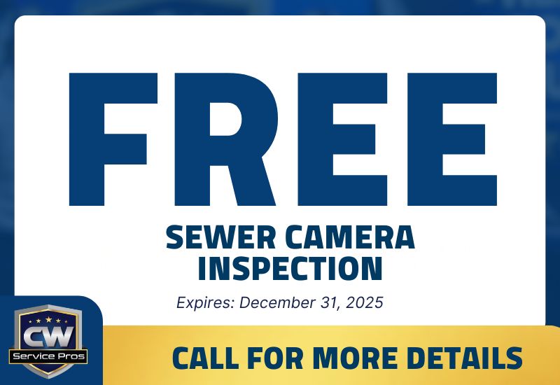 CW Service Pros free sewer camera offer