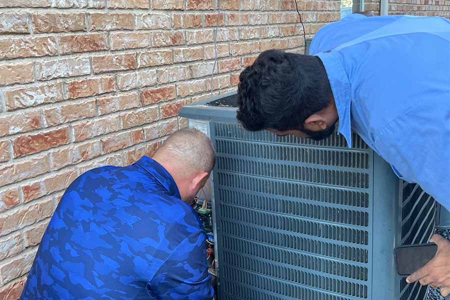 AC repair service in Lewisville, TX