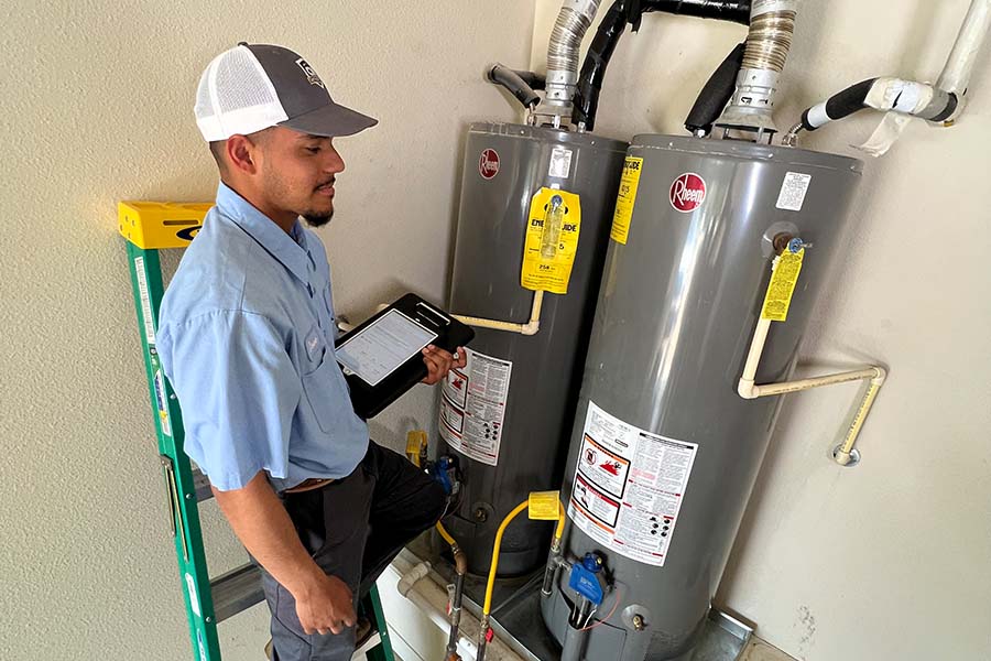 Water heater installation by CW Service Pros
